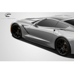 2014-2019 Chevrolet Corvette C7 Carbon Creations GT Concept Side Splitters - 2 Piece image - 1