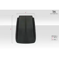 Universal Z28 Look Hood Cowl Scoop Vent - 1 Piece image - 6