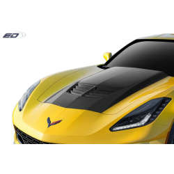 Universal Duraflex Z06 Look Hood Cowl Scoop Vent - 1 Piece image - 3