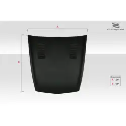 Universal GT500 Hood Cowl Scoop Vent - 1 Piece image - 4