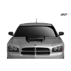 Universal SRT Look Hood Cowl Scoop Vent - 1 Piece image - 5