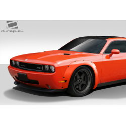 2008-2023 Dodge Challenger Duraflex Novara Wide Body Front Fender Flares - 2 Piece image - 3