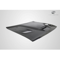 2008-2023 Dodge Challenger Carbon Creations Dritech Hellcat Look Hood - 1 Piece image - 10