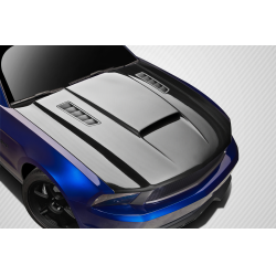 2010-2012 Ford Mustang Carbon Creations Dritech CVX Version 3 Hood - 1 Piece image - 1