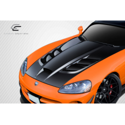 2003-2009 Dodge Viper Carbon Creations ACR Look Hood - 1 Piece image - 2