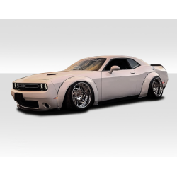 2008-2023 Dodge Challenger Duraflex Novara Wide Body Kit - 4 Piece image - 1