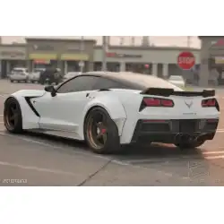 2014-2019 Chevrolet Corvette C7 Gran Veloce Wide Body Kit - 6 Piece image - 6
