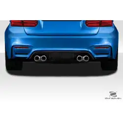 2012-2018 BMW 3 Series F30 M3 Look Rear Diffuser ( must be used with M3 look rear bumper) - 1 Piece image - 8