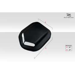 Universal Duraflex Shaker Style Hood Scoop - 1 piece image - 4
