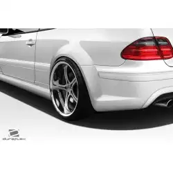 1998-2002 Mercedes CLK W208 Black Series Look Wide Body Rear Fender Flares - 2 Piece image - 6