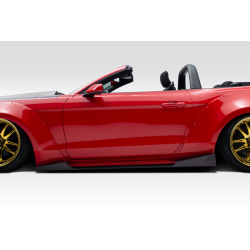 2015-2023 Ford Mustang Duraflex Grid Side Skirts Rocker Panels - 2 Piece image - 1