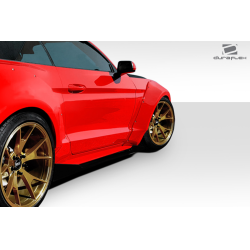 2015-2017 Ford Mustang Duraflex Grid Wide Body Front Fender Flares - 4 Piece image - 3