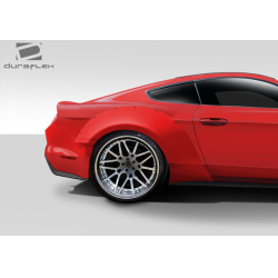 2015-2023 Ford Mustang Duraflex Grid Wide Body Rear Fender Flares - 4 Piece image - 11