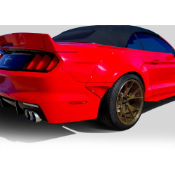 2015-2023 Ford Mustang Duraflex Grid Wide Body Rear Fender Flares - 4 Piece image - 1