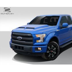 2015-2020 Ford F-150 Duraflex GT500 Hood - 1 Piece image - 3