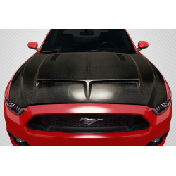 2015-2017 Ford Mustang Carbon Creations GT500 Hood - 1 Piece image - 1