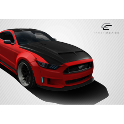 2015-2017 Ford Mustang Carbon Creations GT500 Hood - 1 Piece image - 2
