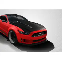 2015-2017 Ford Mustang Cowl Carbon Fiber Hood image - 2