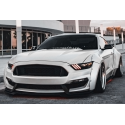 2015-2017 Ford Mustang Duraflex Grid Wide Body Kit - 8 Piece image - 5