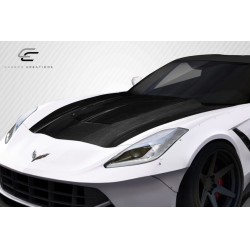 2014-2019 Chevrolet Corvette C7 Carbon Creations Gran Veloce Hood - 1 Piece image - 2