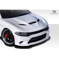 2015-2023 Dodge Charger Duraflex Hellcat Look Hood - 1 Piece image - 3
