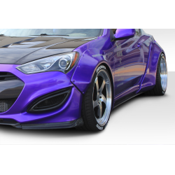 2010-2016 Hyundai Genesis Coupe 2DR Duraflex Circuit 75 MM Front Fender Flares - 2-piece image - 1