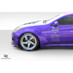 2010-2016 Hyundai Genesis Coupe 2dr Duraflex Circuit 75 MM Fender Flare Kit - 4 Piece image - 10