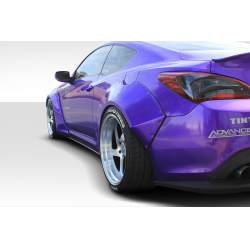 2010-2016 Hyundai Genesis Coupe 2DR Duraflex Circuit 75 MM Rear Fender Flares - 2-piece image - 1
