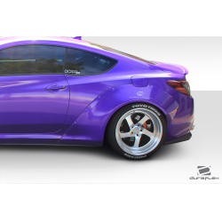 2010-2016 Hyundai Genesis Coupe 2DR Duraflex Circuit 75 MM Rear Fender Flares - 2-piece image - 4