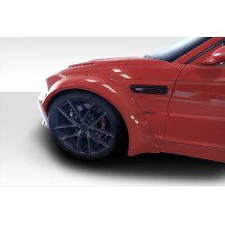 2001-2006 BMW M3 E46 Duraflex Circuit 50mm Fender Flares Kit - 4 Piece image - 4