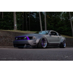 2010-2014 Ford Mustang Duraflex Circuit Wide Body Kit - 4 Piece image - 4