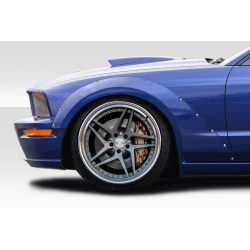 2005-2009 Ford Mustang Duraflex Circuit Wide Body 75MM Front Fender Flares - 2 Piece image - 1