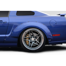 2005-2009 Ford Mustang Duraflex Circuit Wide Body 75MM Rear Fender Flares - 2 Piece image - 1