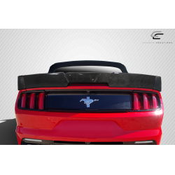 2015-2023 Ford Mustang Convertible Carbon Creations Grid Rear Wing Spoiler - 3 Piece image - 2