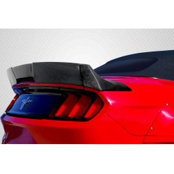 2015-2023 Ford Mustang Convertible Carbon Creations Grid Rear Wing Spoiler - 3 Piece image - 1