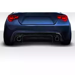 2013-2020 Scion FR-S Toyota 86 Subaru BRZ GT500 V2 Rear Diffuser - 1 Piece image - 6