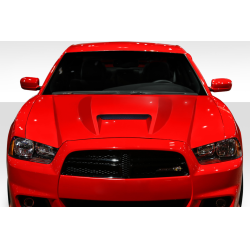 2011-2014 Dodge Charger Duraflex SRT 2 Hood - 1 Piece image - 1