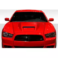 2011-2014 Dodge Charger SRT 2 Hood - 1 Piece image - 1