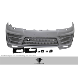 2014-2022 Land Rover Range Rover Sport Urethane AF-1 Front Bumper ( PUR-RIM ) - 1 Piece image - 3