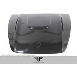 2011-2014 Porsche Cayenne Carbon AF-3 Hood ( CFP ) - 1 Piece image - 6
