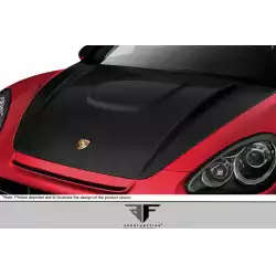 2011-2014 Porsche Cayenne Carbon AF-3 Hood ( CFP ) - 1 Piece image - 6