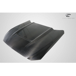 2015-2017 Ford Mustang Carbon Creations GT350 Look Hood - 1 Piece image - 7