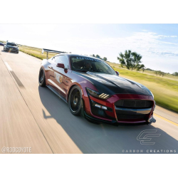 2015-2017 Ford Mustang Carbon Creations GT350 Look Hood - 1 Piece image - 3