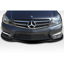 2012-2014 Mercedes C Class W204 Duraflex L Sport Front Lip Spoiler - 1 Piece (AMG Sports Bumper only) image - 1