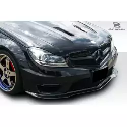2012-2014 Mercedes C63 W204 BS Look Front Lip Spoiler - 1 Piece (S) image - 7