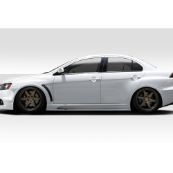 2008-2017 Mitsubishi Lancer Duraflex VR-S Sideskirt - 2 Piece image - 1