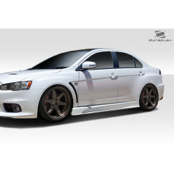 2008-2017 Mitsubishi Lancer Duraflex VR-S Sideskirt - 2 Piece image - 3