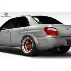 2004-2007 Subaru Impreza WRX STI Rally Rear Fender Flares - 4 Piece image - 8
