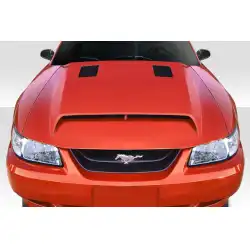 1999-2004 Ford Mustang GT500 Look Hood -1 Piece image - 3