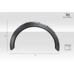 Universal Fender Flares 10cm - 2 Piece image - 7